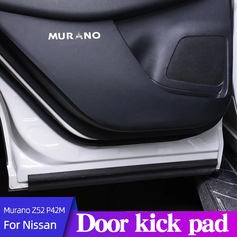 Pad porta auto per Nissan Murano Z52 P42M 2015-2021 PU accessori decorativi interni antigraffio resistenti all\'usura