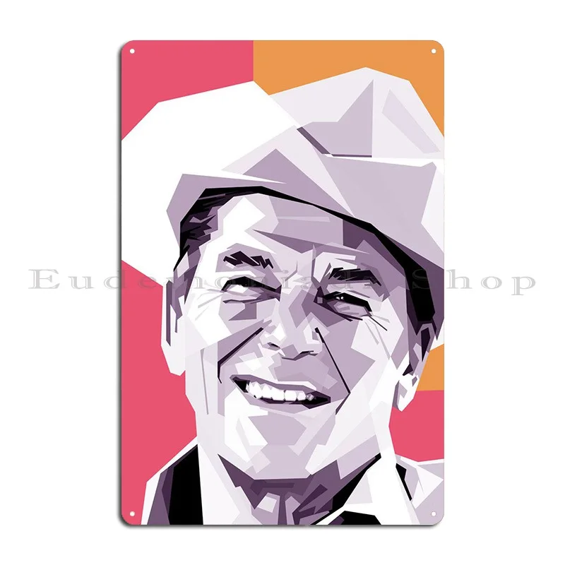 Ronald Reagan Metal Signs Garage Club Garage Pub Plates Printed Design Pub Tin Sign Poster