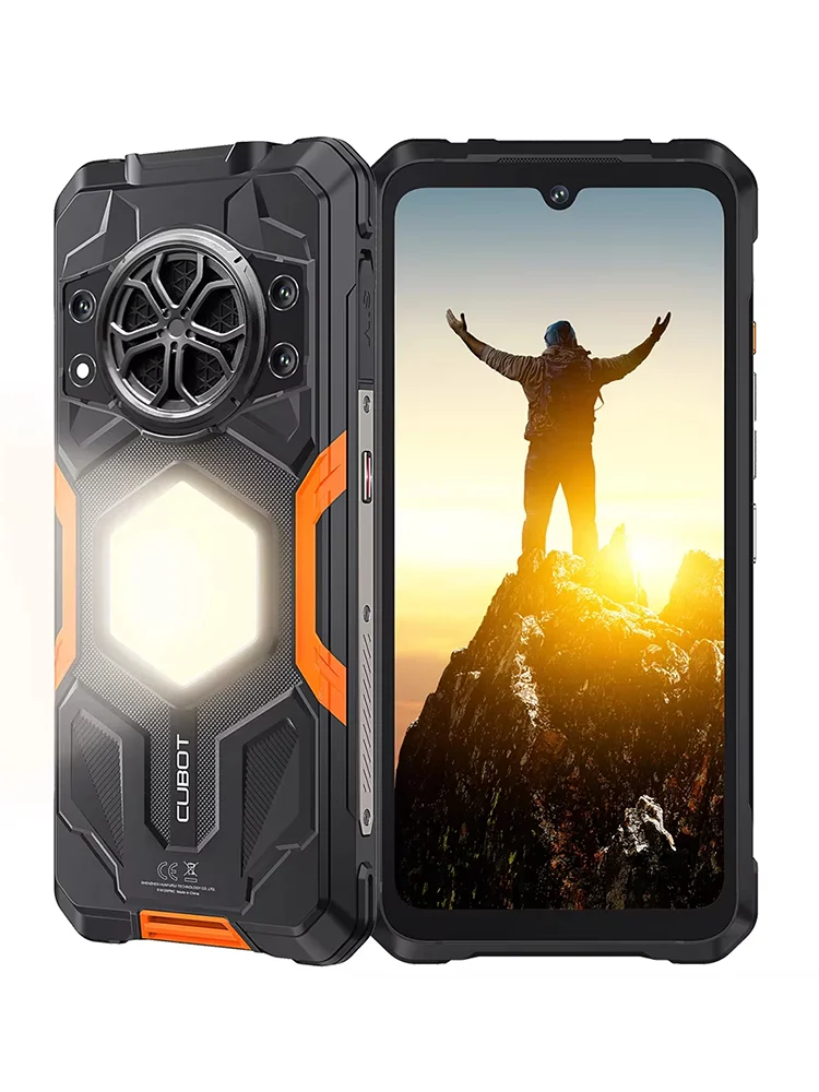 CUBOT KingKong Power 5 robuuste smartphone G100 16 GB RAM (6 + 10) + 128 GB ROM Android 15 15300 mAh 6,88 "120 Hz 64 MP campinglichte telefoon - afbeelding 2