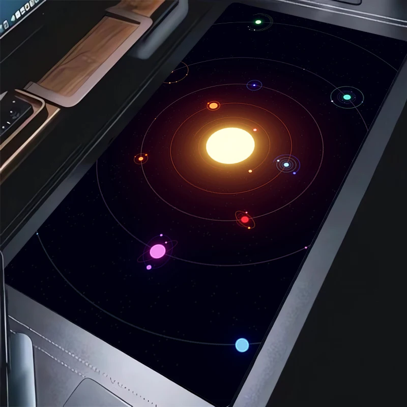 

1PC Mouse Pads Universe Space Solar System Desk Mat Laptop Gaming Keyboard Pad Non-Slip Rubber Base PC Anime Extended Mousepad