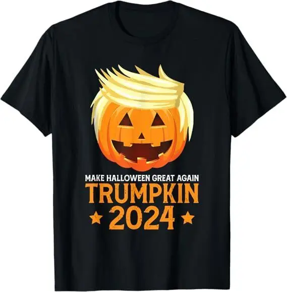 

Trumpkin 2024 Сделай Хэллоуин великолепный снова Забавный винтажный Трамп унисекс футболка