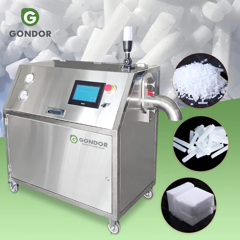 Máquina Automática Industrial para la Producción de Pellets de Hielo Seco CO2, Mini Peletizadora de Hielo Seco, Precio de Fábrica