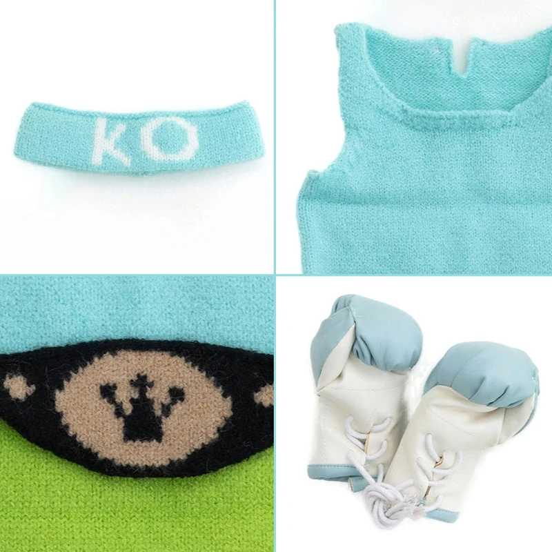 Neugeborene Fotografie Requisiten Baby Foto blau grün Boxer Babys Fotografie Zubehör Requisiten für Kleinkinder Mädchen Jungen