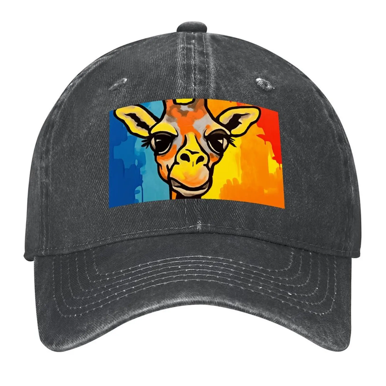 

Funky Giraffe: Tiny Tim Style Baseball Cap Hood Beach Male hat dad hat Mens Caps Women's