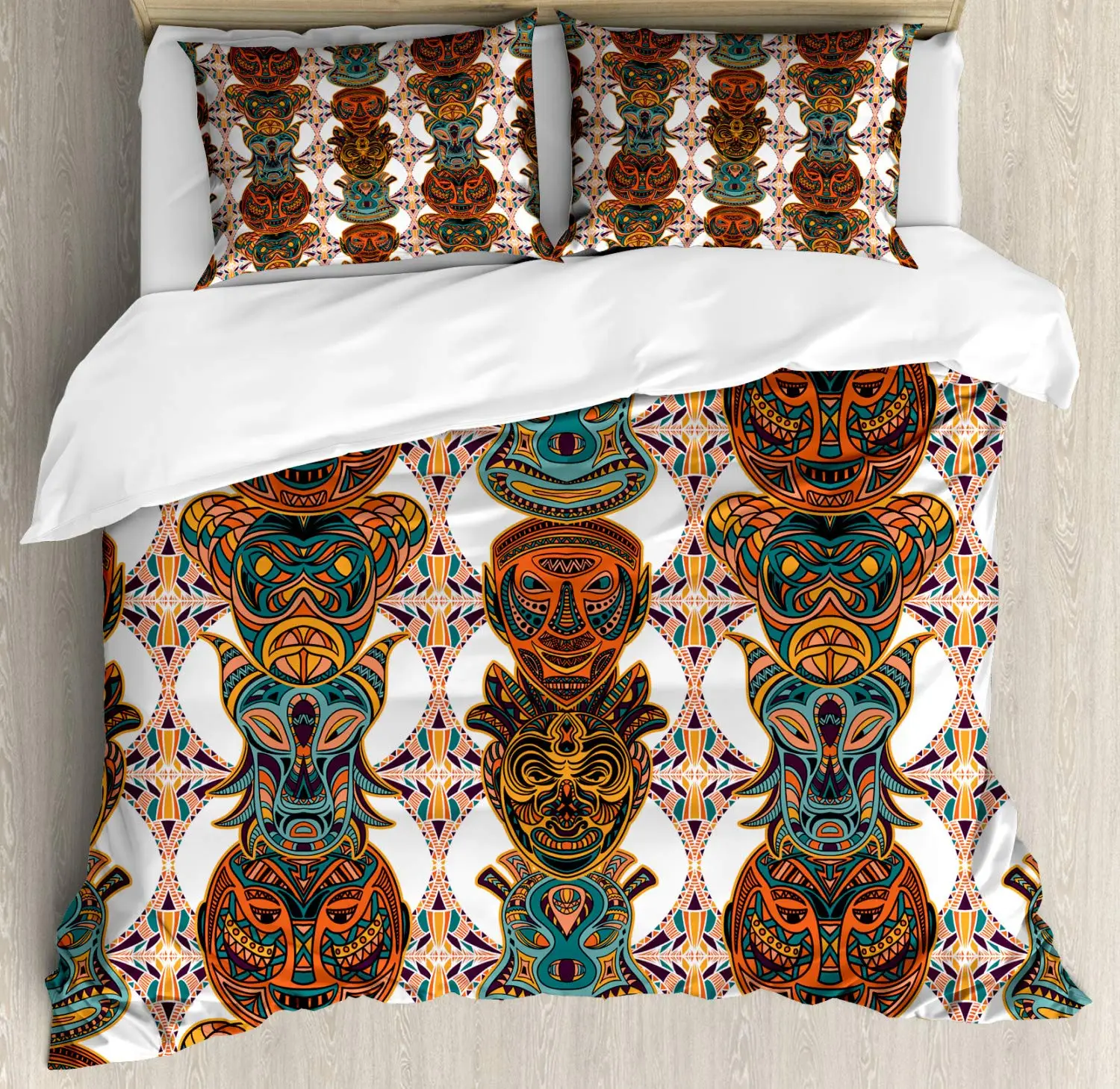 

The Ancient Aztec Calendar Print Bedding Set Mayan Culture Duvet Cover Set With Pillowcases Polyester Quilt Cover Queen Bed Set