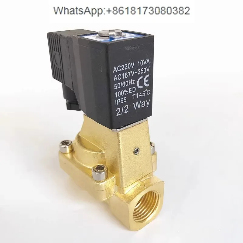 Pilot operated normally closed solenoid valve 2W150-15 fluid 2W030-08 2W030-06 water air valve