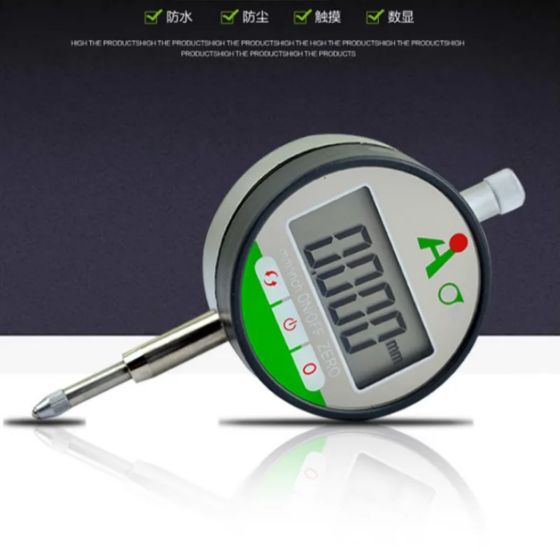 IP54 olejoodporny mikrometr cyfrowy 0,001mm mikrometr elektroniczny metryczny/calowy 0-12,7mm/0,5" precyzyjny czujnik zegarowy