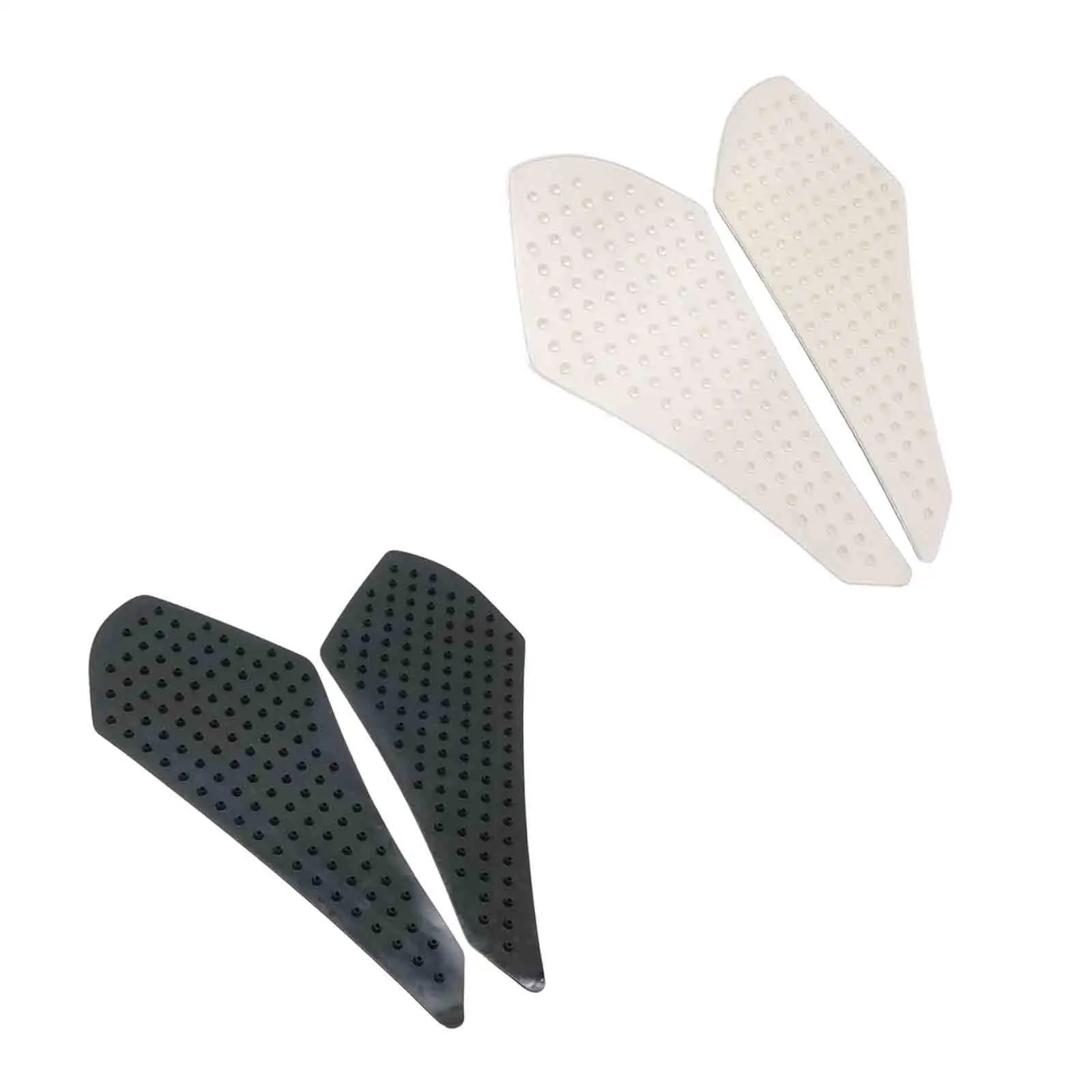 2 Pieces Motorcycle Tank Pads Accessories ,Knee Grip Replace Parts ,Rubber, Anti Slip Stickers for Yzf-r1 2007 to 2008