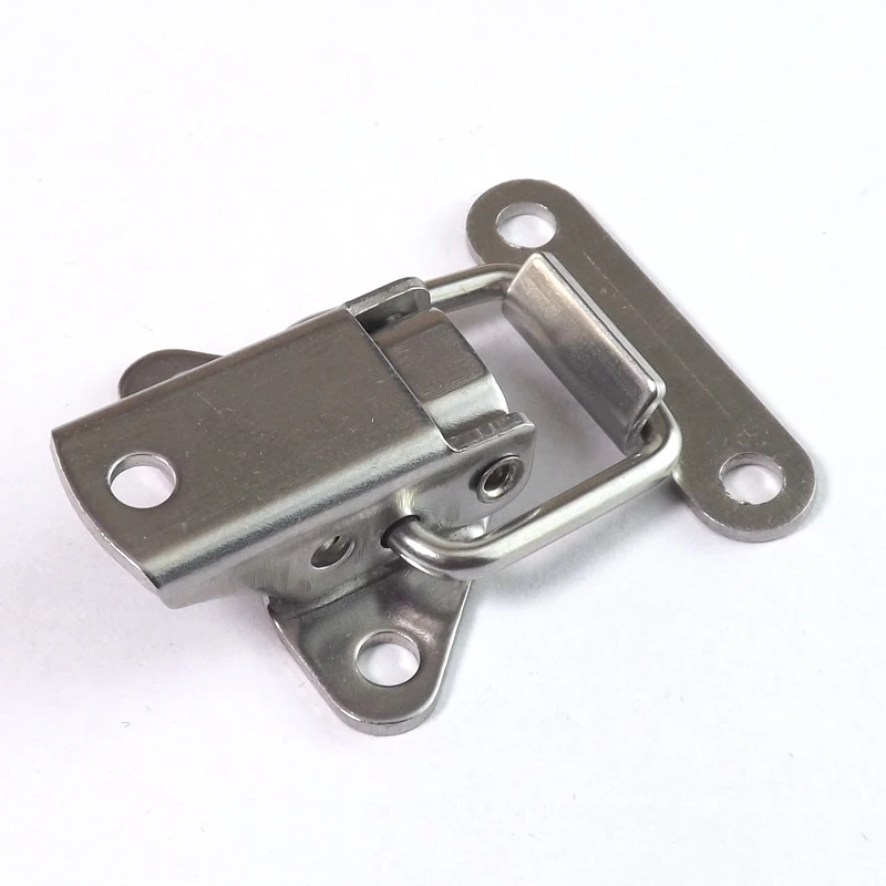 XK719 Stainless Steel 304 Tool Box Latch Buckle Metal Toggle Buckle Box Loading Hinges  10pcs