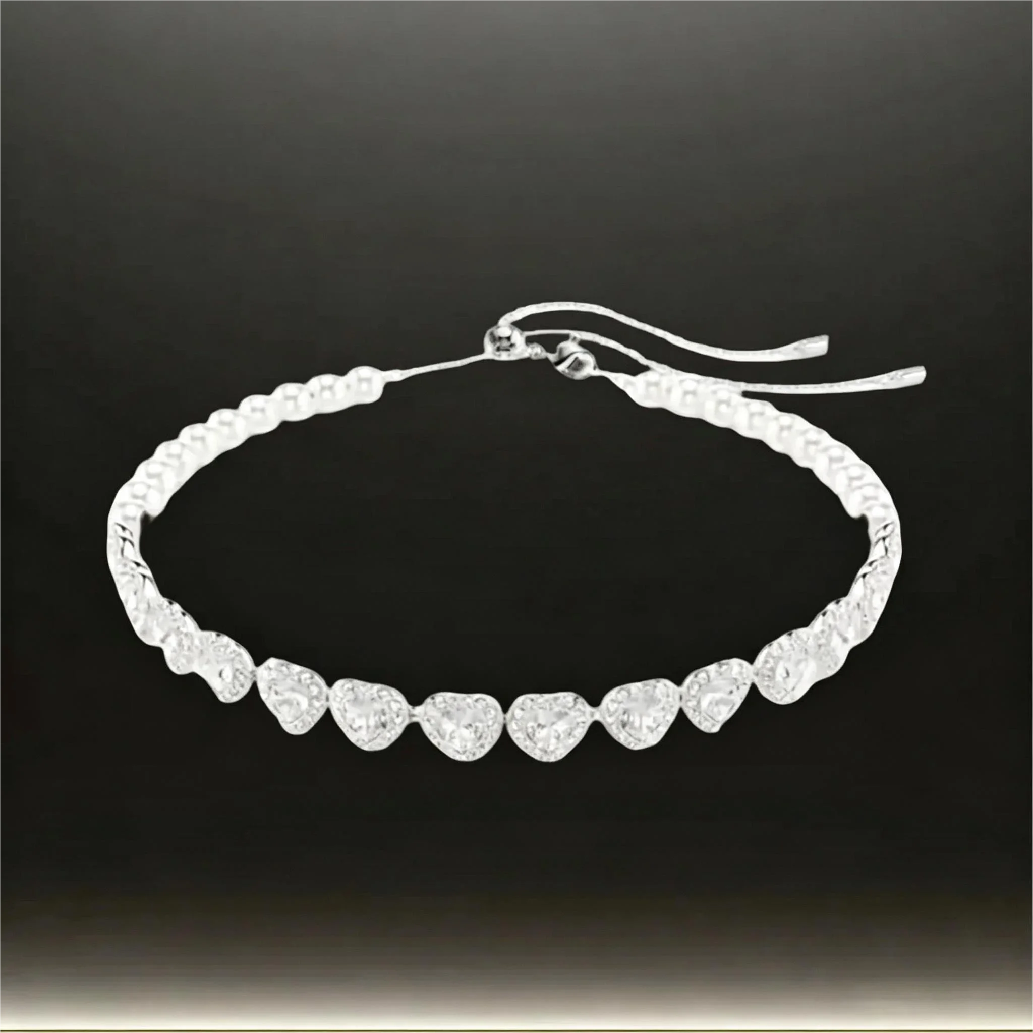 2026 New Trend Fine Wedding Jewelry Set Charming White Note Heart Shaped Pearl Crystal Luxury Women's Necklace Bracelet Earrings