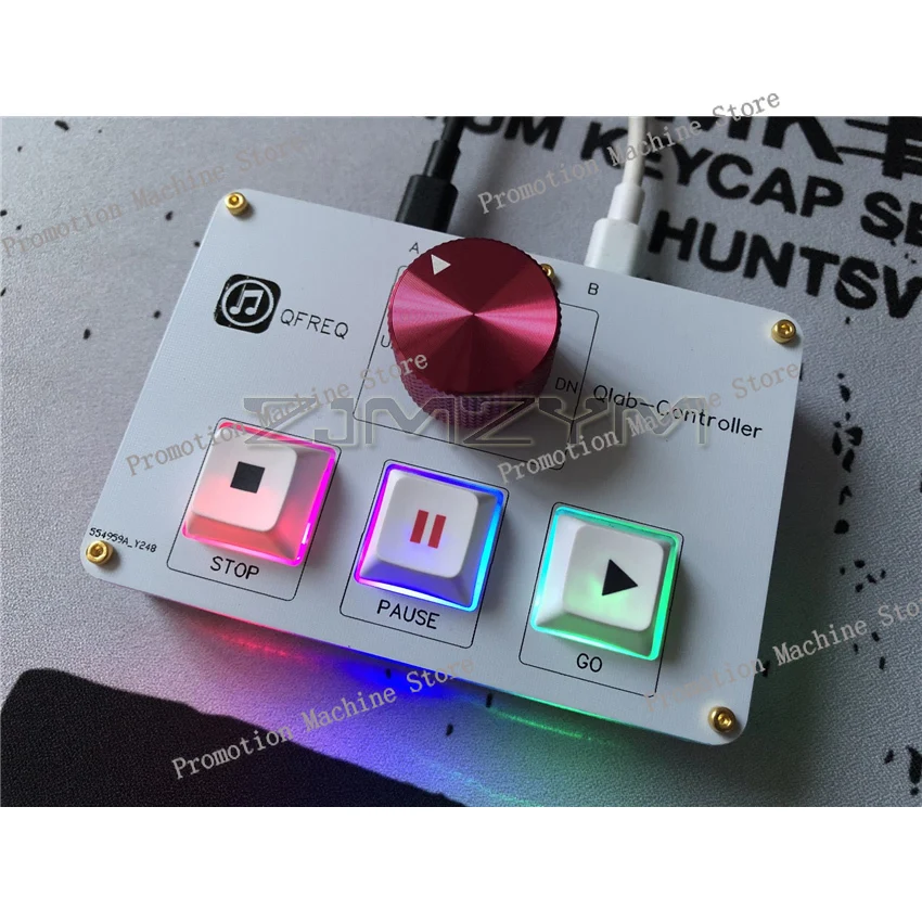 

QLAB Controller Dual Control Version Music Playback With 2 STM32 High-performance Main Control Chips