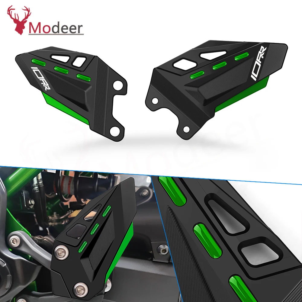 

For Kawasaki Zx10r Zx10rr ZX 10R 10RR ZX10R ZX-10R ZX-10RR Motorcycle Aluminum Footrest Pedal Guard Footrest Pedal Protector