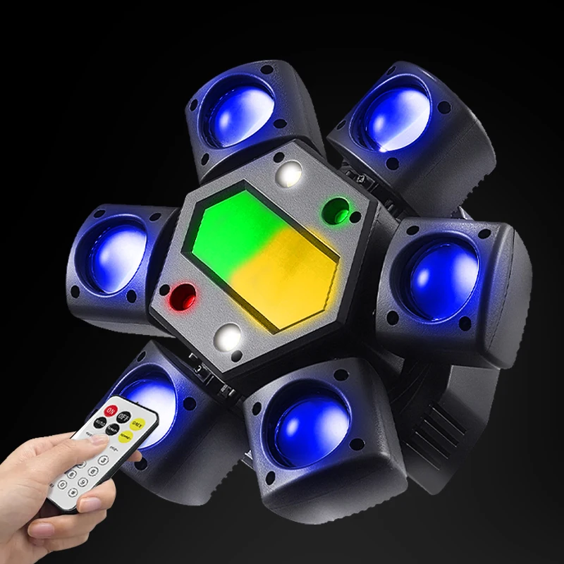 أضواء حفلات الديسكو مع التحكم الصوتي DJ جهاز عرض ليزر داخلي DMX الإضاءة نادي الرقص الديناميكي والعطلات 2025 الأحدث #1