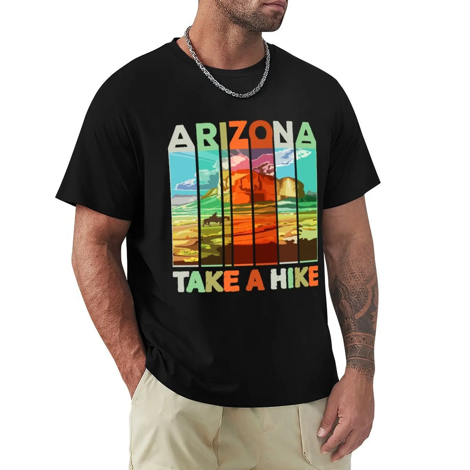 

Take A Hike -Arizona T-Shirt Aesthetic clothing affliction shirts shirts graphic tees summer 2025 t shirt men