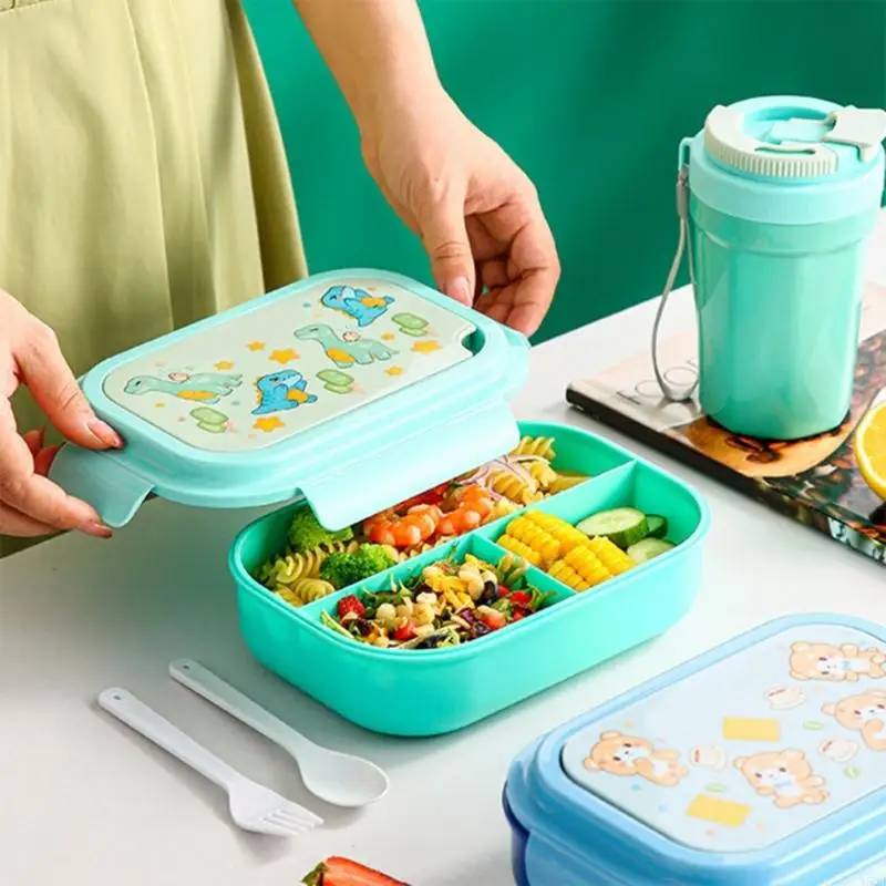 

2025 Новая эффективная коробка Bentos разделенные разделы Микроволновая безопасная утечка