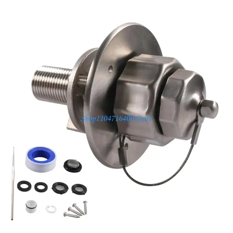 

y1gd Corrosion Resistant RVs Water Inlet Check Valves 3/4 Universal Connection Not Return Stainless Steel