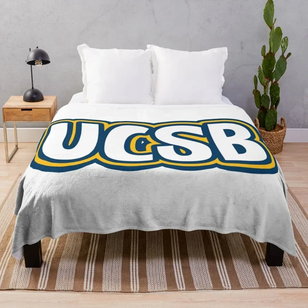 

UCSB University of California Santa Barbra Throw Blanket Giant Sofa Blankets For Sofas Baby bed plaid Blankets