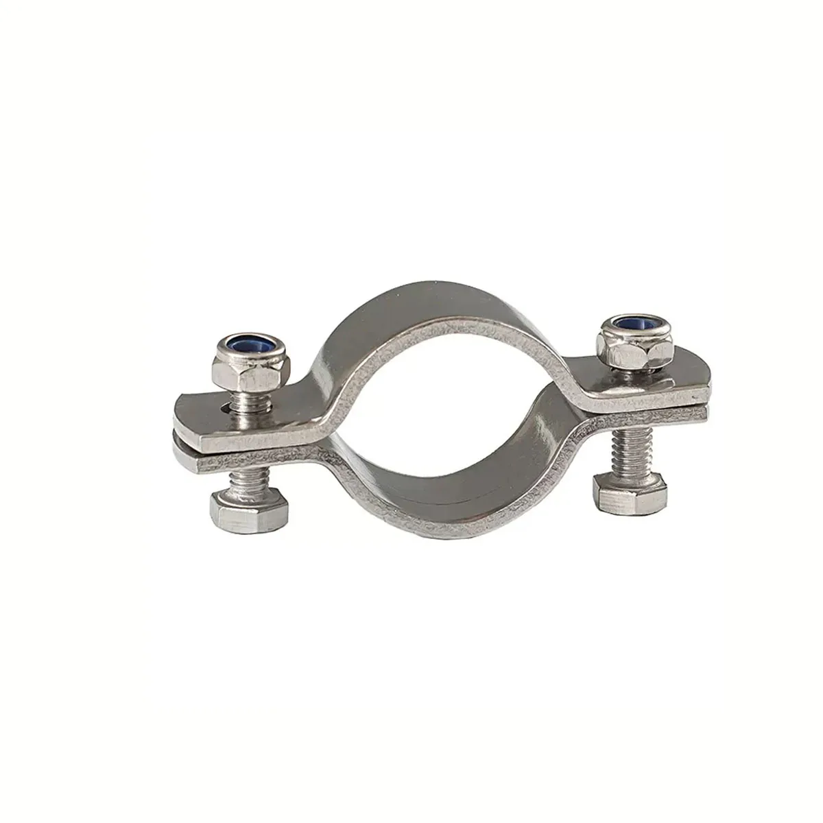 304 SS thick flat pipe clamp