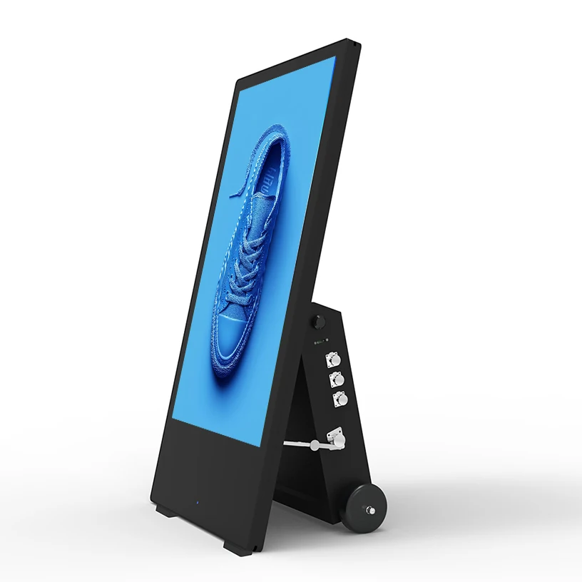 43 Inch Interactive Battery-Powered LCD Advertising Screen for Outdoor Digital Signage Displays