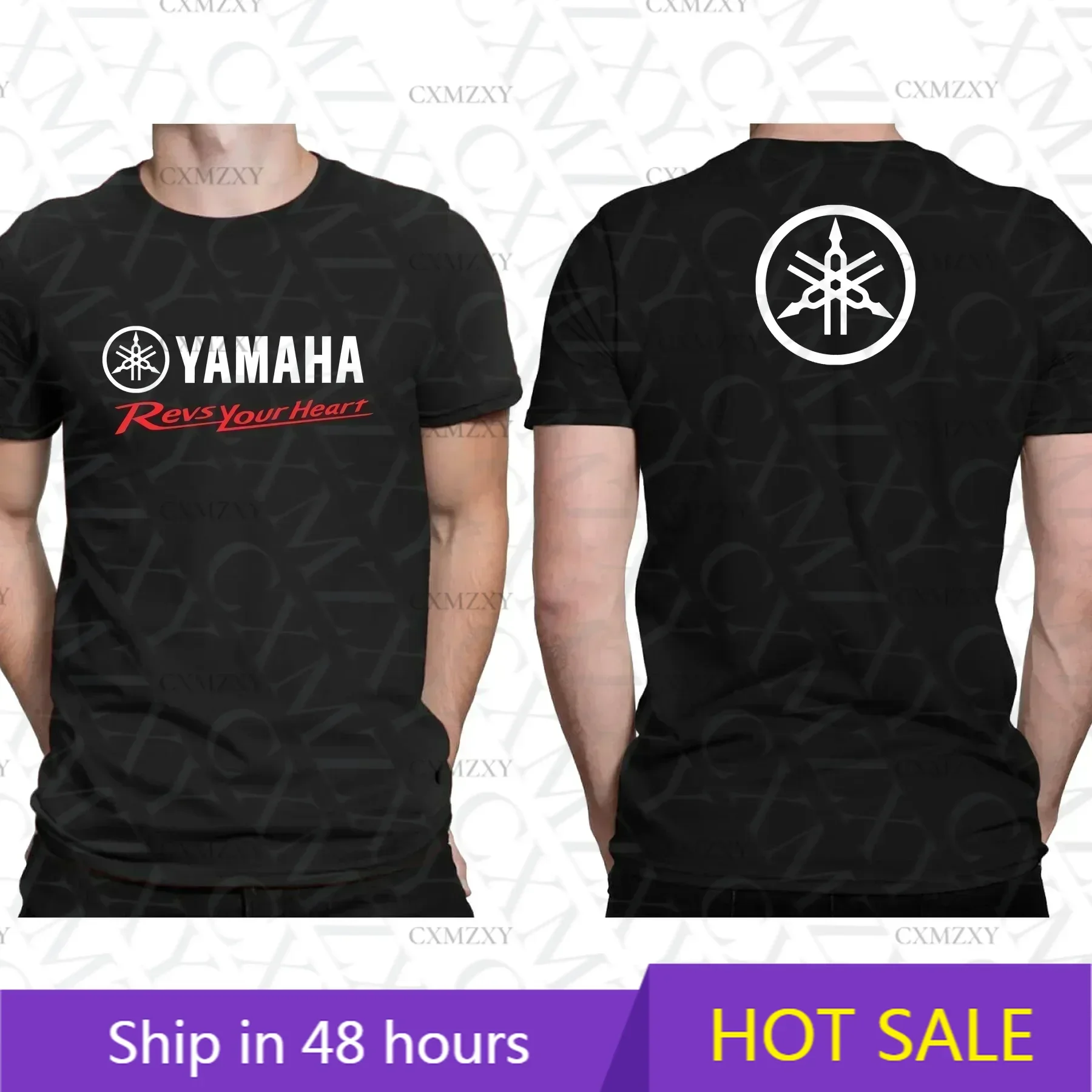 

Hot Sale Summer 100% Cotton Revs Your Heart Moto GP Racing T Shirt Men Short Sleeves Cool Tee Hip Hop Streetwear T-shirt