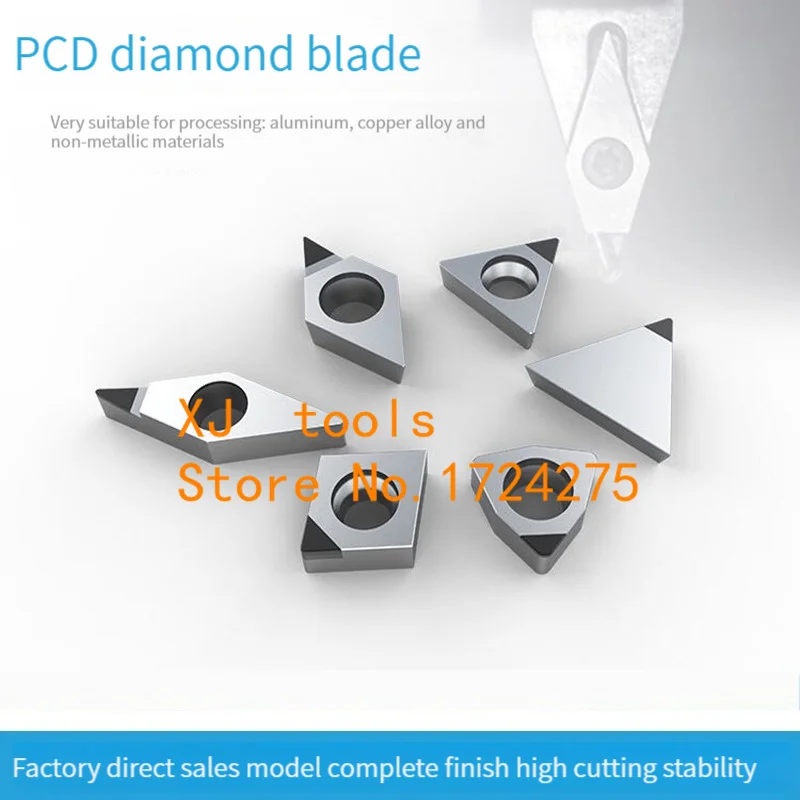 NEW PCD CBN Diamond Inserts Cutter Tool CCGT DCGT VCGT TPGH MGMN APKT SEKT CNMG TNMG WNMG VNMG DNMG  Lathe Internal Turning Tool