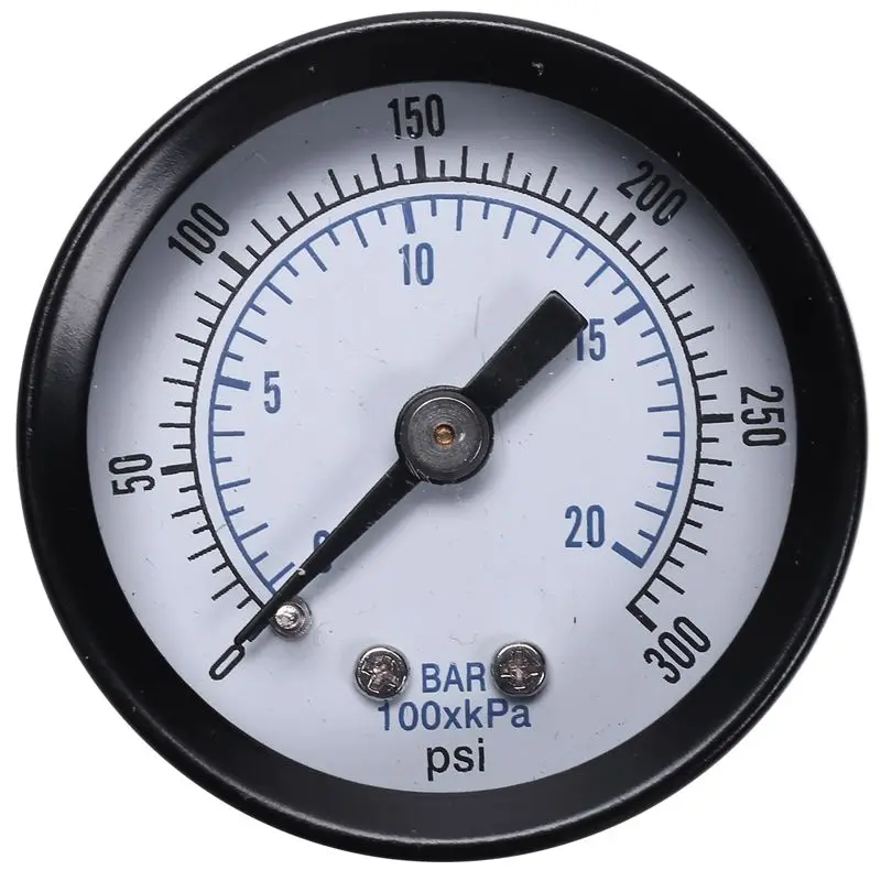 ABGG-Ts-40 1/8 Inch Mini Pressure Gauge For Fuel Air Oil Liquid Water 0-20Bar / 0-300 Psi Pressure Tester Meter Pressure Test To