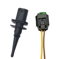 Car Ambient Outside Air Temperature Sensor With Connector Plug For BMW 1 6 7 Series E39 E46 X3 X5 X6 Z4 Z8 MINI R50 R53 R56 R55