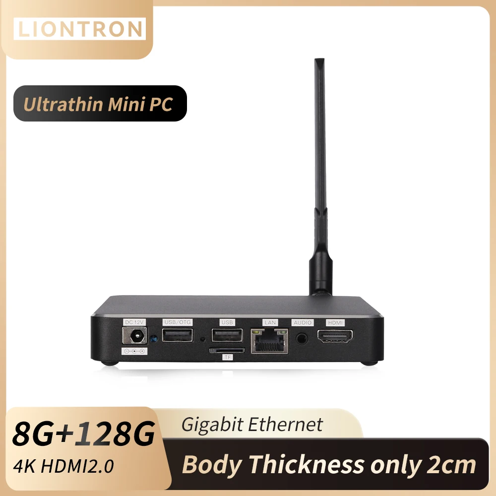 Liontron HEC-3568 Ultrathin Handheld PC 8G+128G 64 bit Cortex-A55 CPU 2.0Ghz Wifi6 Gigabit Ethernet Industrial-Grade Mini PC