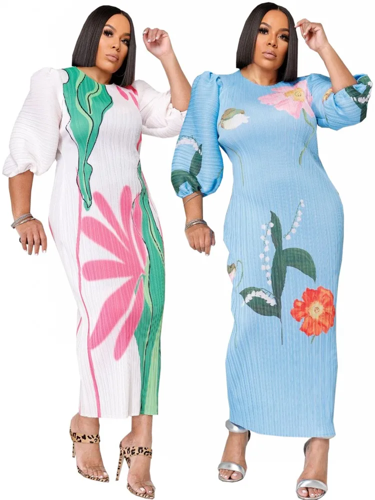 

Африканские платья для женщин, лето 2026, африканская одежда, платье с рукавом 3/4, сексуальное платье с круглым вырезом, облегающее платье для офиса и вечеринок, африканская одежда