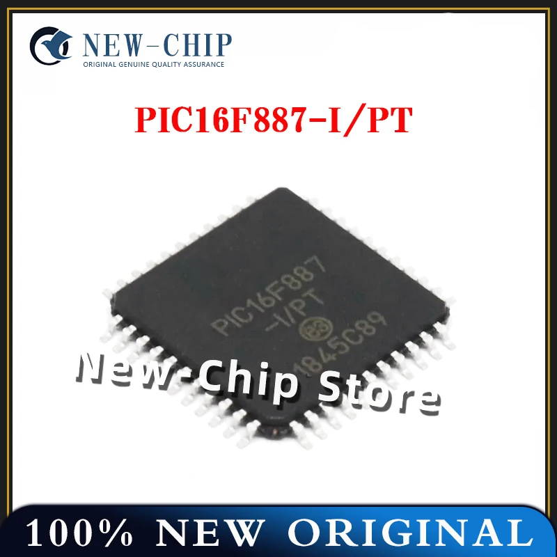 1PCS-100 PCS/uno PIC16F887-I/PT TQFP44 Nouveau Original