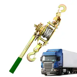 Cable Ratchet Tensioner Cord Tightener Wire Tensioner Pulley System Lifting Pulley With Reinforced Gears Ratcheting Manual