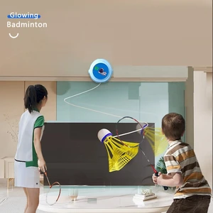 배드민턴 리바운드 훈련 도구 자체 학습 셔틀 콕 직업 스트레치 트레이너 휴대용 실내 연습 운동 용품 8 최고의 판매 에어 바운스 -11