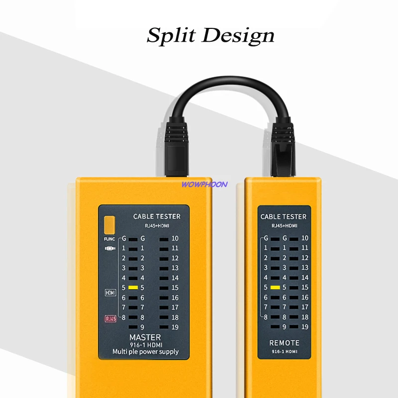 High-definition Digital Cable Tester, RJ45 Network Test, Computer Network Cable Tester, Customized, POE, Anti-burn, HDMI, 100m