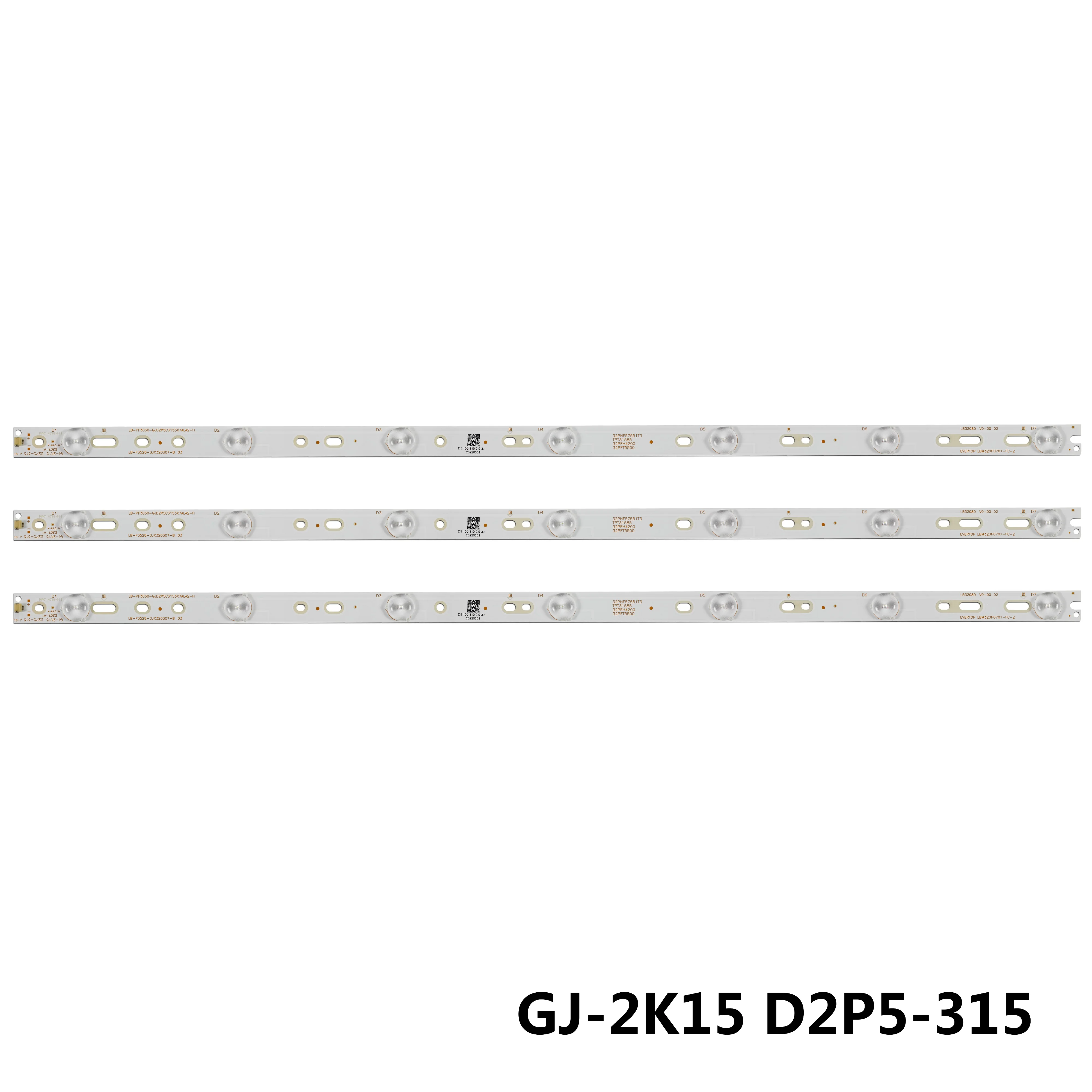 

Лента светодиодной подсветки для 32PFK4309 32PHS5301 LB-F3528-GJX320307-H B TPT315B5 BDM3201F T3250M 32E200E 315LM00002LBM320P0701-FC-2