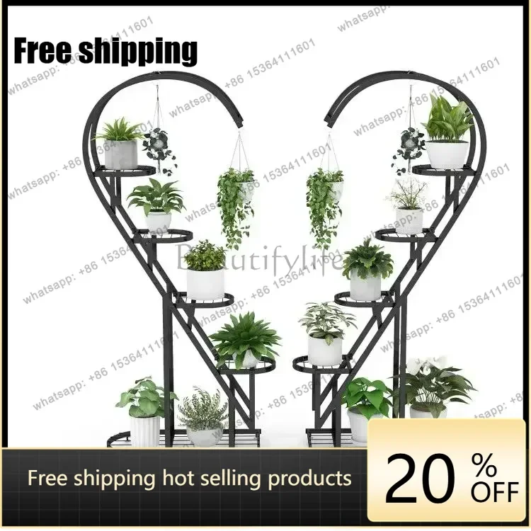 

Plant Stand With Hanging Hook For Multiple Plants Smart Home，kitchens Accessories，casa