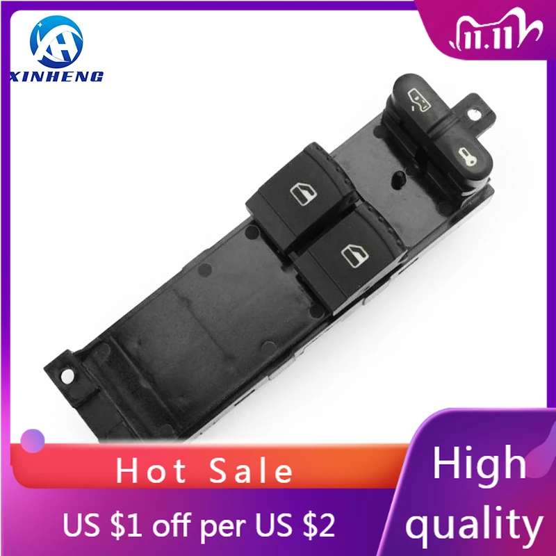 Window Main Control Button Switch Power Window Switch For Skoda Fabia Octavia Praktik 6Y 1999-2002 For Volkswagen Bora Golf Jett