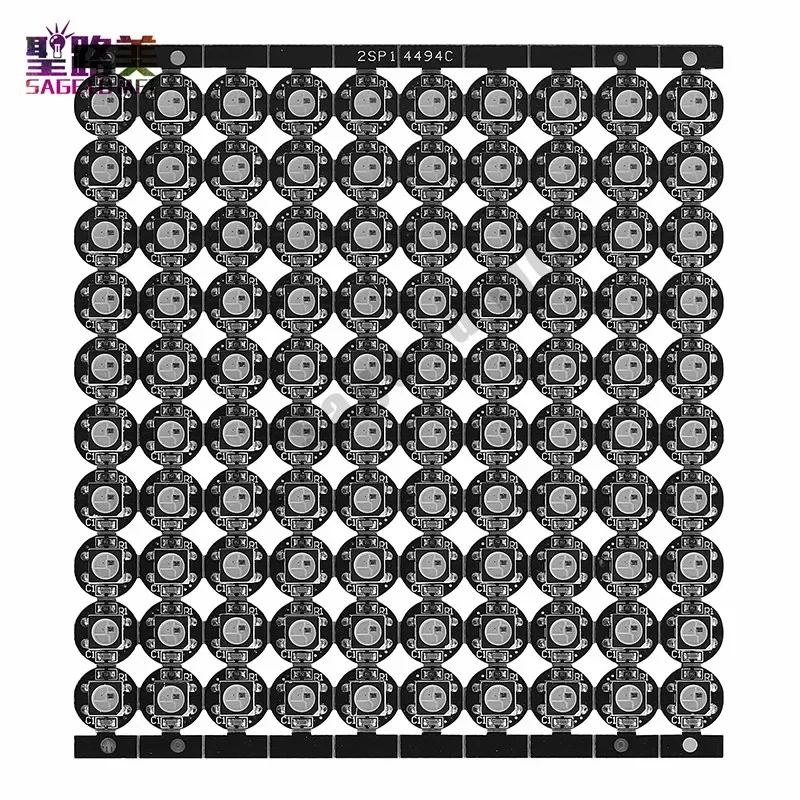 4-Pin WS2812B LED Chip With Heatsink  DC5V SMD5050 RGB WS2811 IC Built-in led bead for Addressable individually full coolr strip