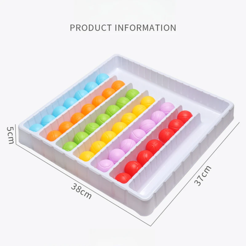 Flexibles Finger-Schachbrett, der den Ball in der Palme der Eltern-Kind-Interaktives Puzzle-Spielzeug rollt, Lern- und Bildungsspielzeug