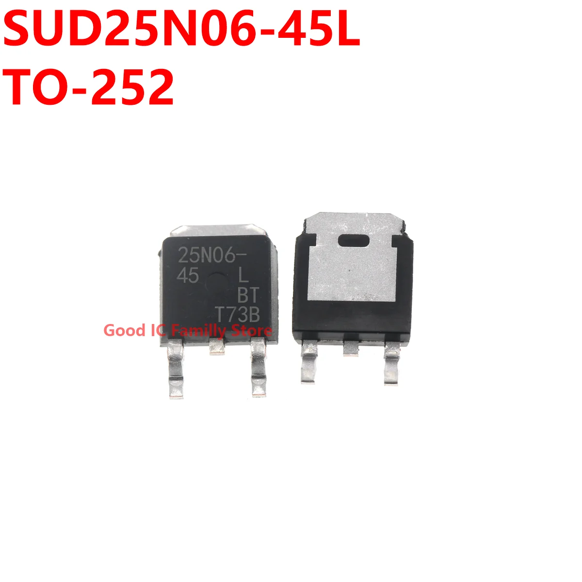 

10PCS SUD25N06-45L TO-252 AOD