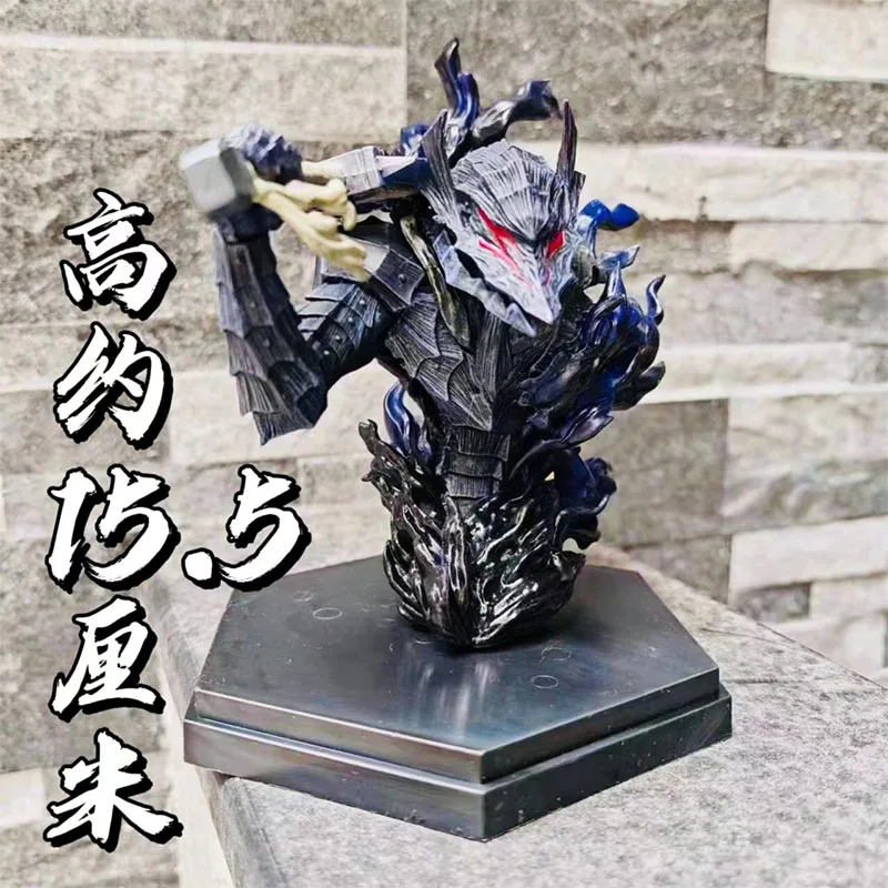 Figura de acción de Guts de Berserk con armadura, clásicos japoneses de anime, modelo de muñeco, estatua, colección, decoración de escritorio, adorno, juguete, regalo