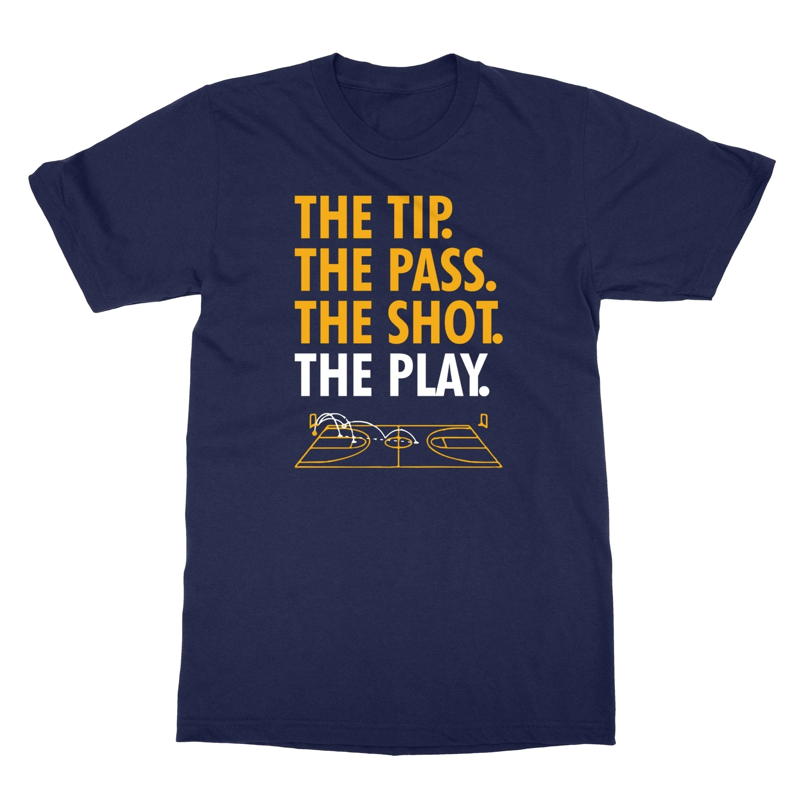 The Tip The Pass The Shot The Play Men's T-Shirt