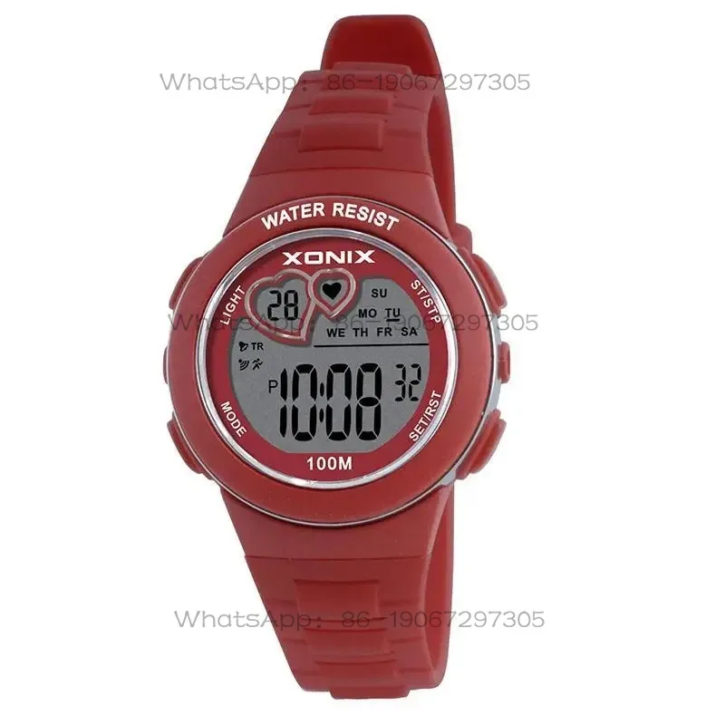 

New Trendy LED Waterproof Multi-function Children's Outdoor Swimming Sports Luminous Student Watch Electronic Watch