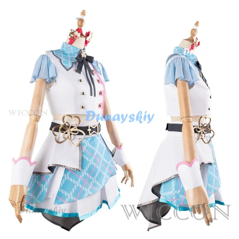 Momoi Airi Cosplay proyecto Sekai escenario colorido MMJ Momoi Airi Cosplay disfraz uniforme peluca traje ropa de Halloween