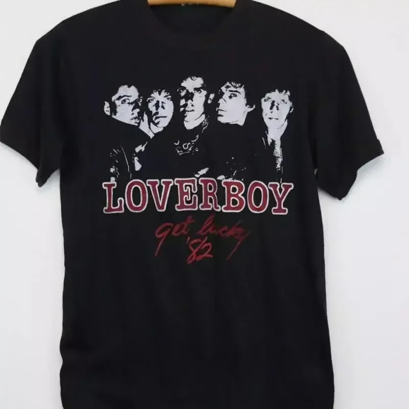 Vintage 1982 Loverboy Get Lucky Tour T shirt size S 5XL