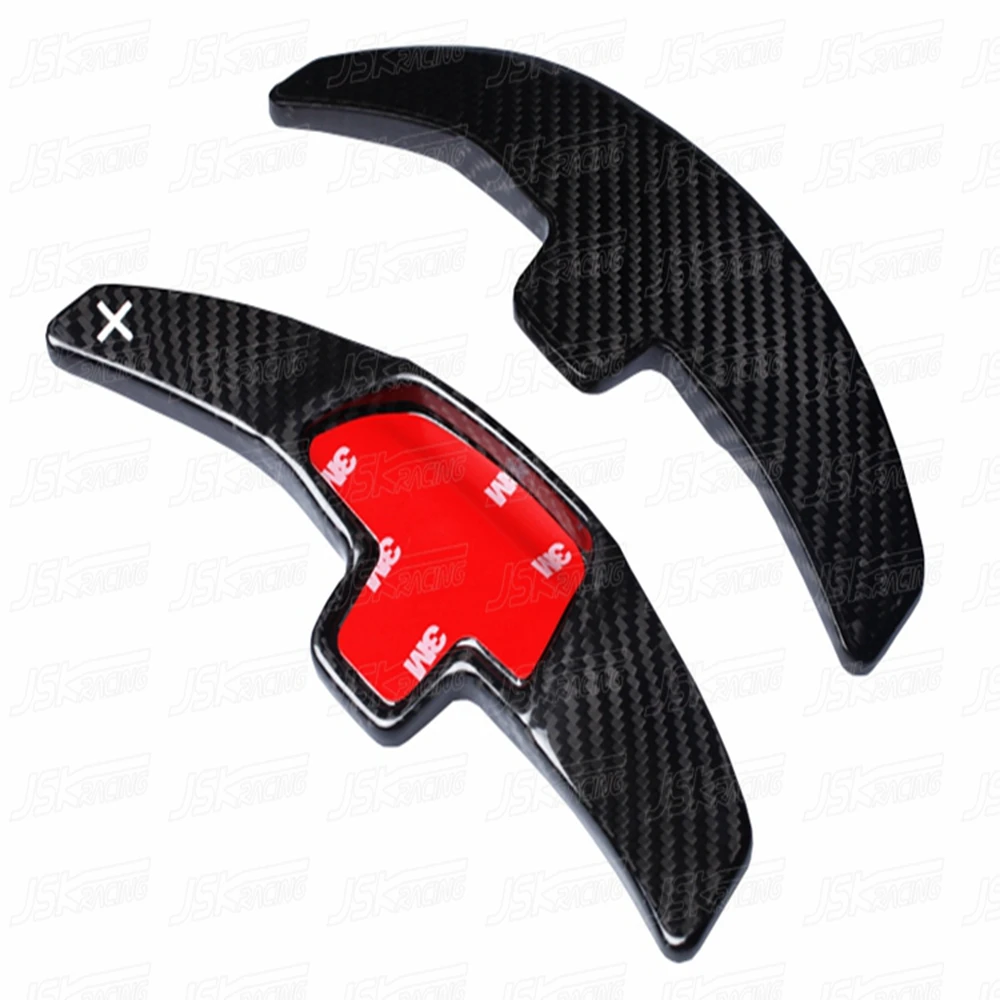 Black/Red Carbon Fiber Shift Paddles For Benz Cla-Class W117 2015-2018(JSKMBCA13038/JSKMBCA13041)