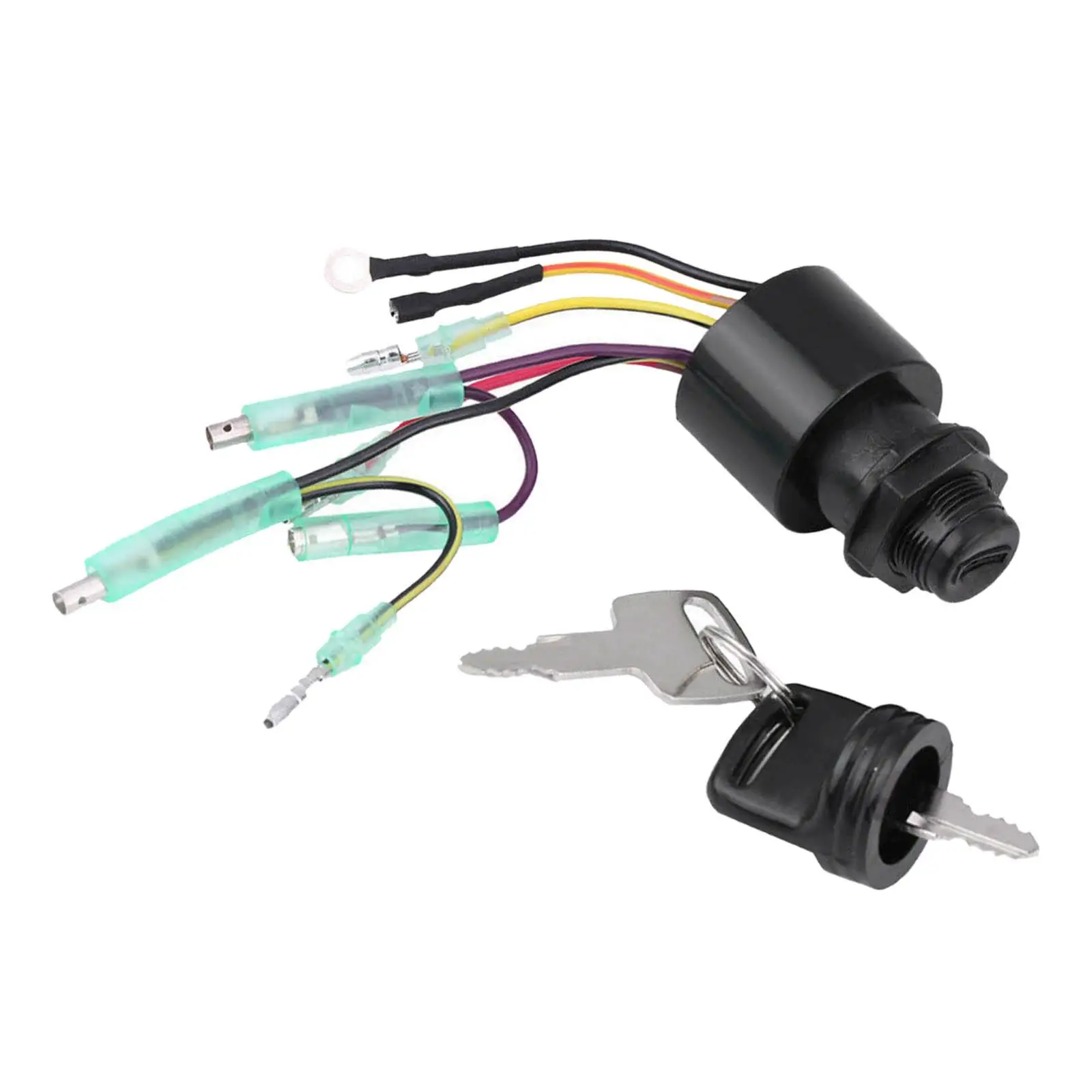 

Ignition Switch with Key 6 Wire Key Starter Switch for Mercury Outboard Motors
