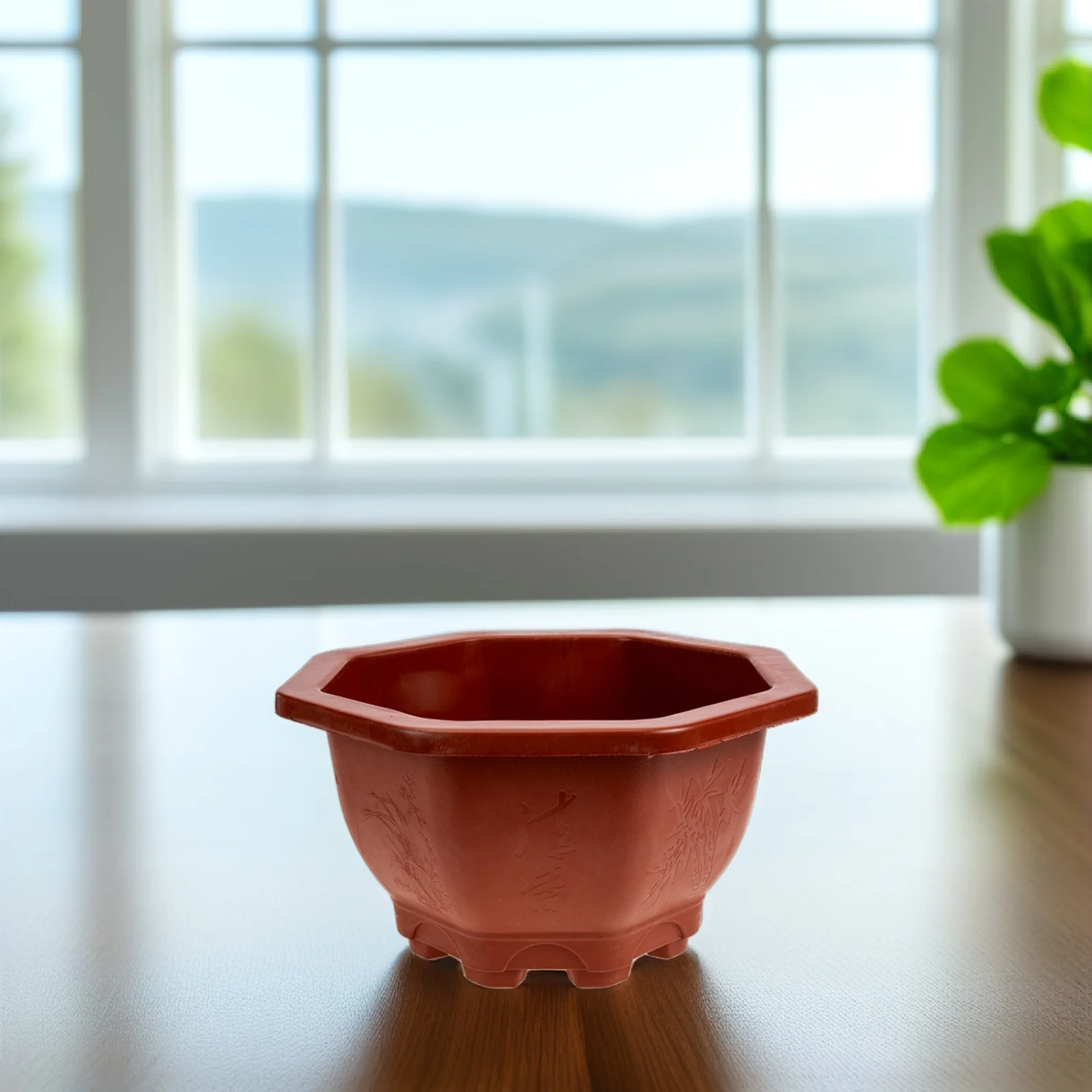 

3 Pcs Lightweight Star Anise Gardening Flowerpot Pot for Indoor Nursery Succulent Plant Flowerpot Storage Gardening Plastic