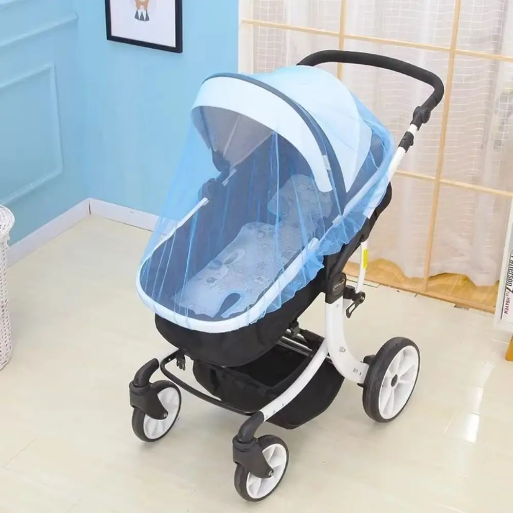 

New Breathable Pushchair Mosquito Net Folding Lightweight Mosquito Net Stroller Accessories Summer