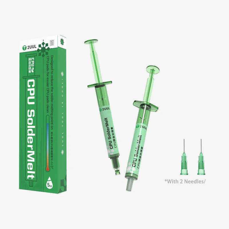 

2UUL SC20 CPU SolderMelt for Mobile Phone Maintenance Motherboard Reduce Solder Melting Point for Easy CPU Pad Cleaning