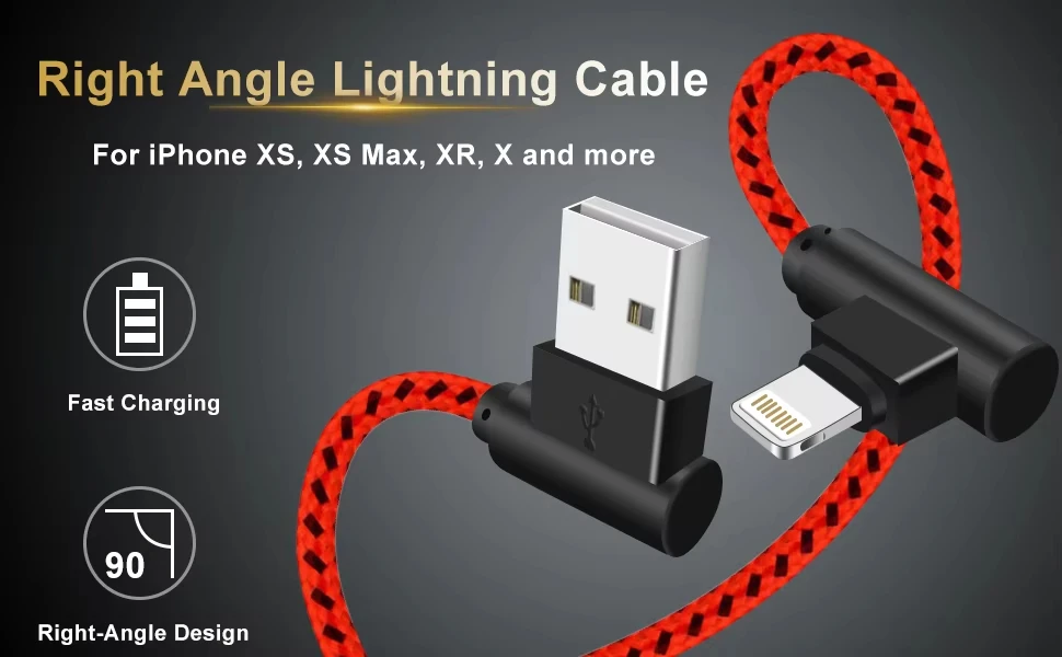 

ANSEIP Fast Charging USB Cable for iPhone 11 12 13 14 Pro XS Max XR X 6S 7 8 Plus SE Nylon Braided Wire USB Charger Data Cable
